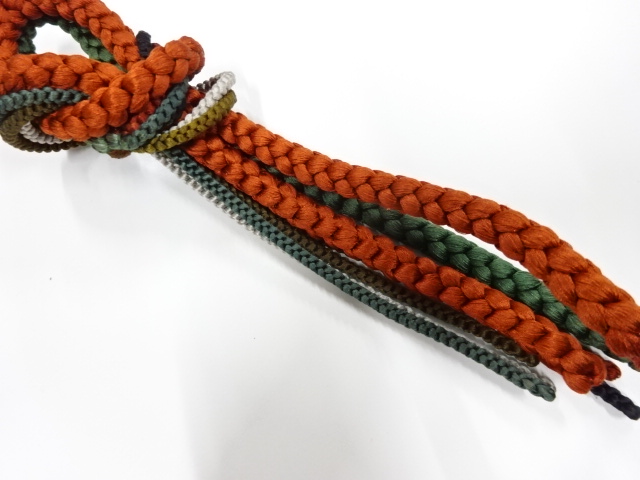 正絹　手組帯締め